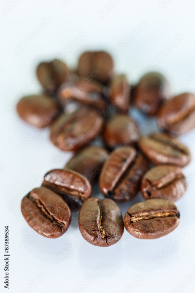 Coffee Beans on white background Coffee Beans on white background