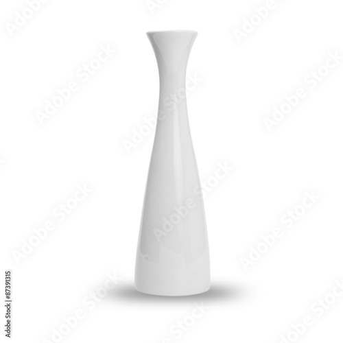 Vase isolated on white background. This has clipping path. © yotrakbutda