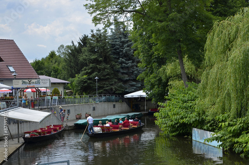 KahnfÃ¤hrhafen in Burg, Spreewald