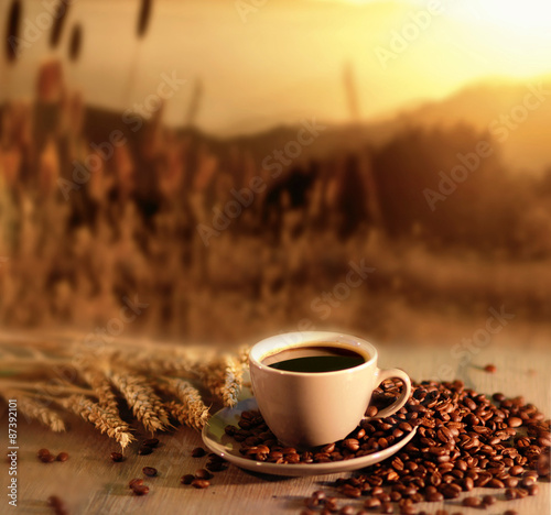 Kaffee, Kaffeetasse, Morgen