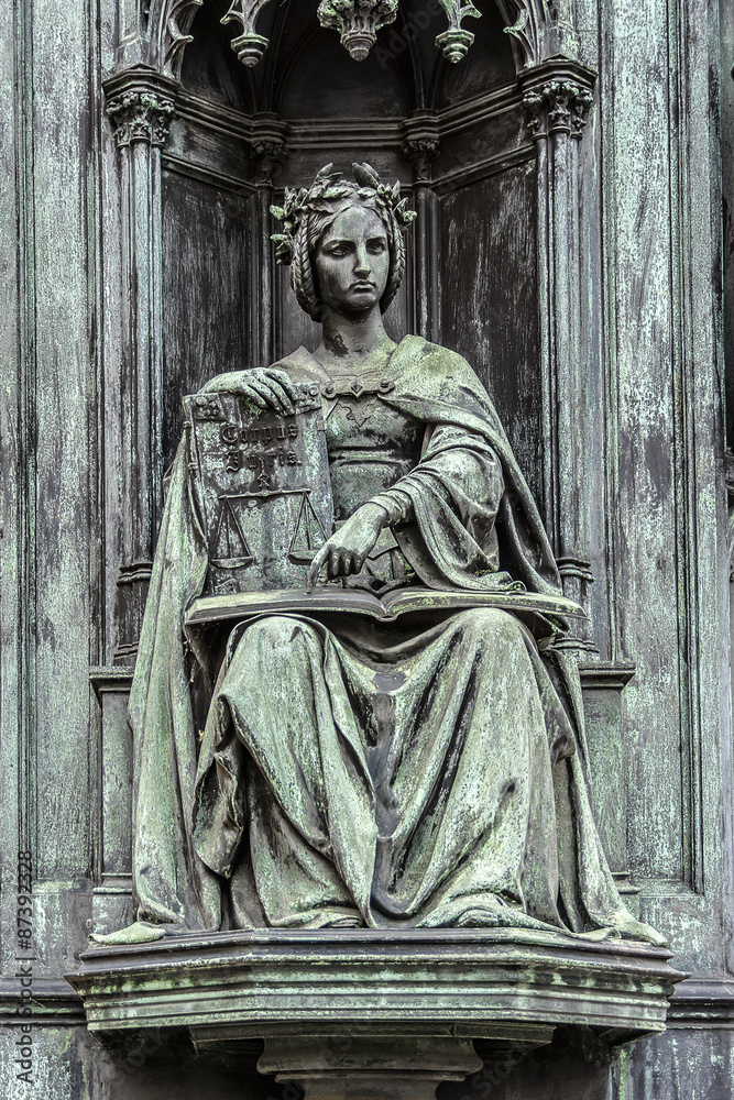 Charles IV Statue (Karel IV,1848). Prague, Czech Republic.