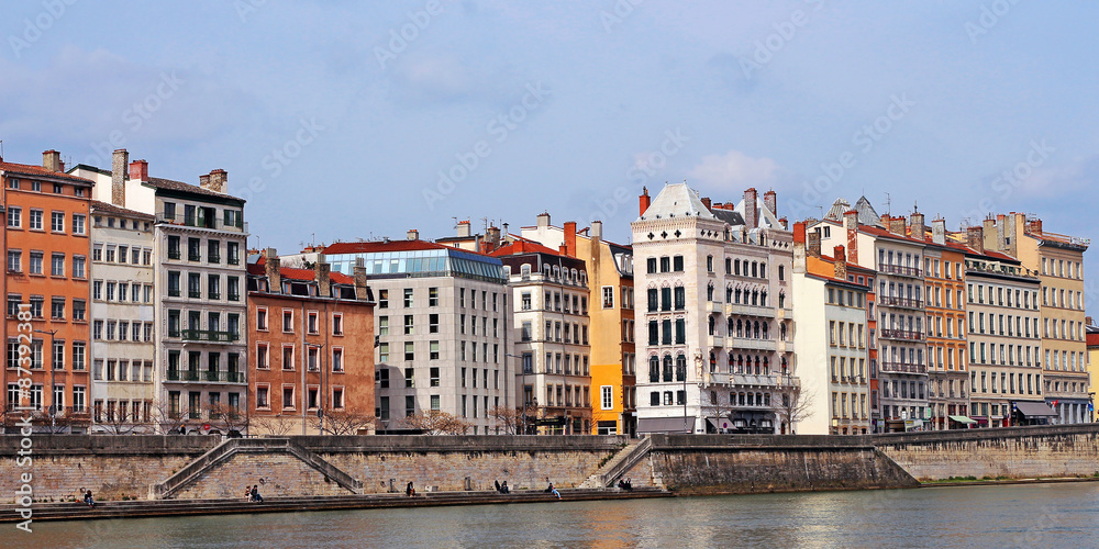 Quai de Saône à Lyon