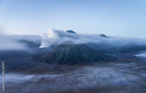 Bromo volcano in Tengger Semeru National Park  East Java  Indone