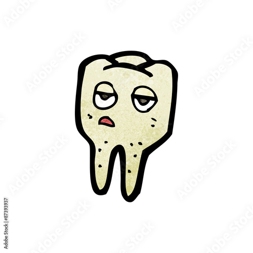 tooth cartoon character