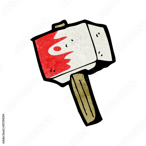 bloody hammer cartoon
