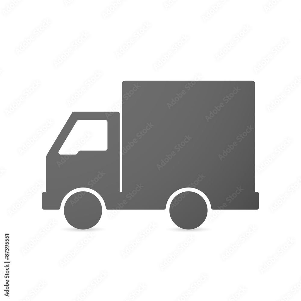Isolated delivery truck icon Isolated delivery truck icon