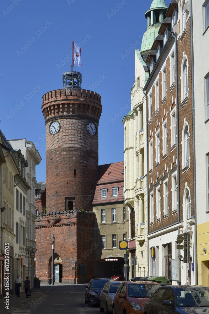 Spremberger Turm und Burgstrasse,  Cottbus