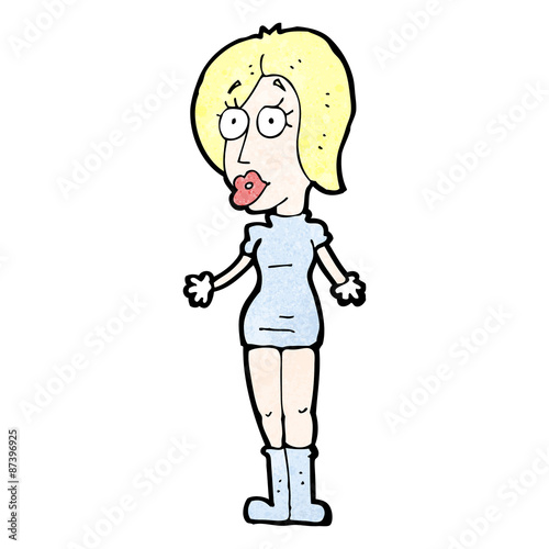 cartoon blond nurse