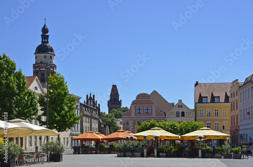 Altmarkt und Kirche St.Nikolai, Cottbus