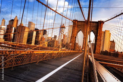 Brooklyn Bridge in New York City © beatrice prève