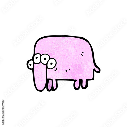 cartoon mutant animal