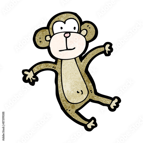cartoon crazy monkey