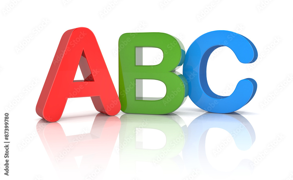 3d text - ABC 3d text - ABC