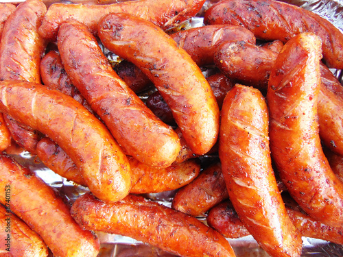 Tapety artystyczne kiełbaski, grill