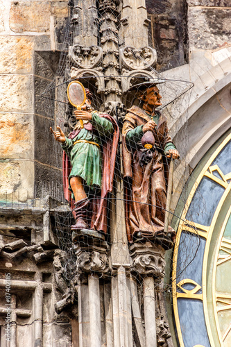 Astronomical Clock (Orloj, 1410), Old Town of Prague, Czech Rep. © dbrnjhrj