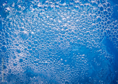 Abstract messy water bubble texture.