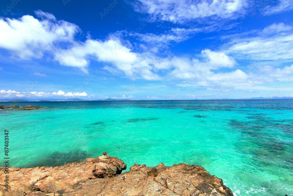  Paradise beach in Koh maiton island , phuket ,Thailand