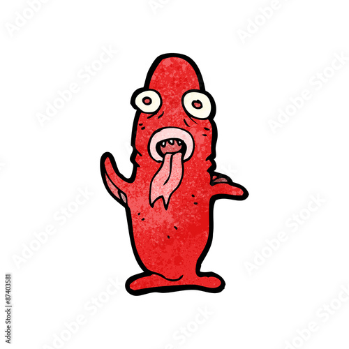 cartoon ugly fish