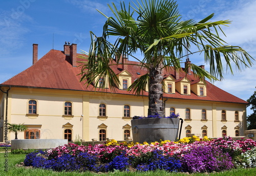 Castle Lipnik nad Becvou,Czech republic photo