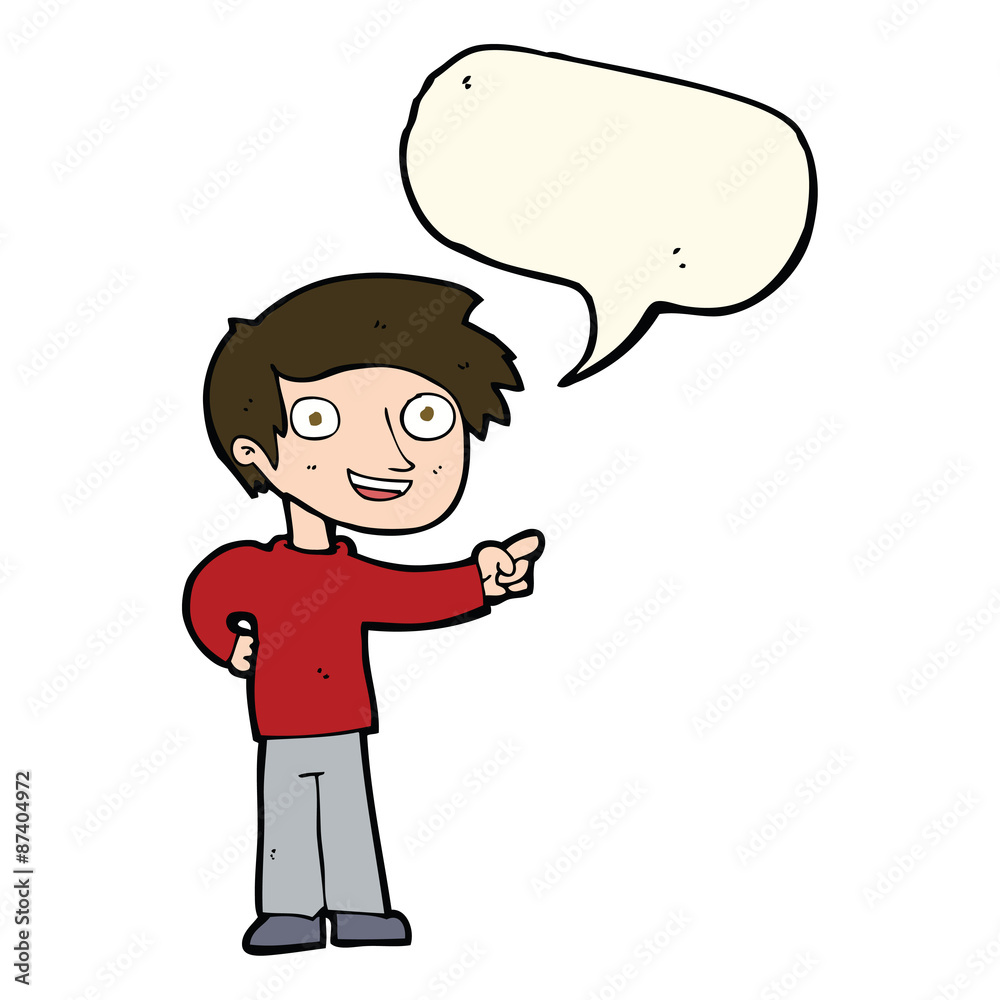 cartoon man pointing with speech bubble cartoon man pointing with speech bubble