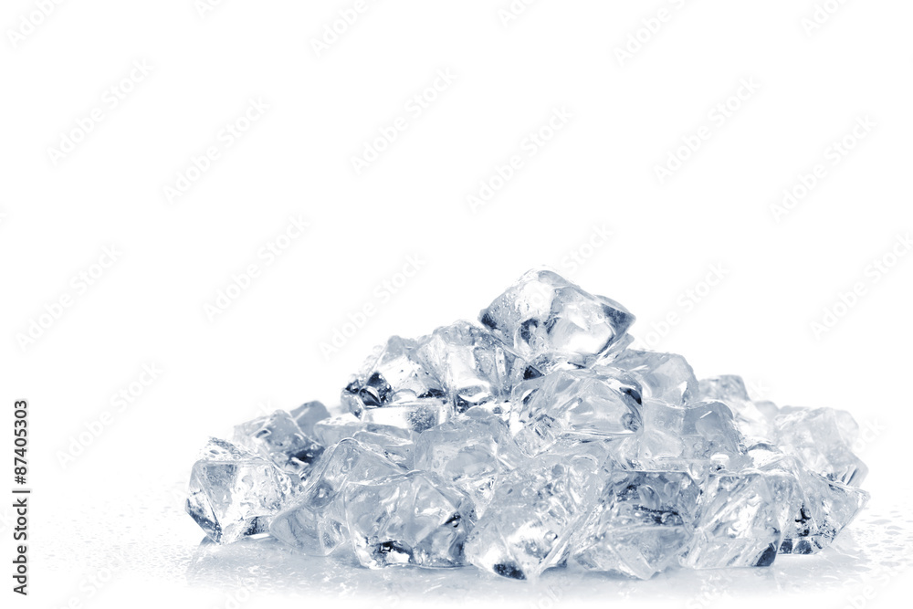 Heap of crushed ice Heap of crushed ice