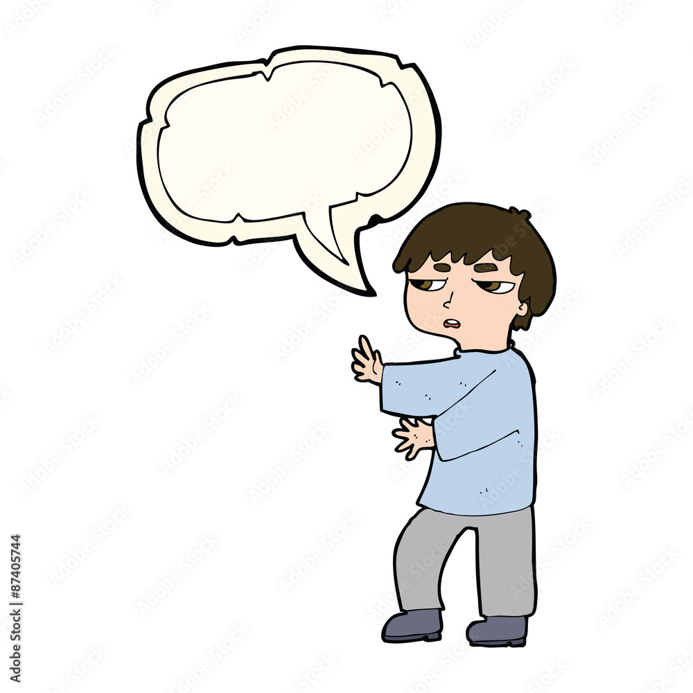 cartoon man gesturing with speech bubble cartoon man gesturing with speech bubble