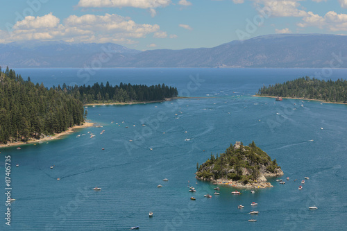 Emerald bay, Tahoe lake, California