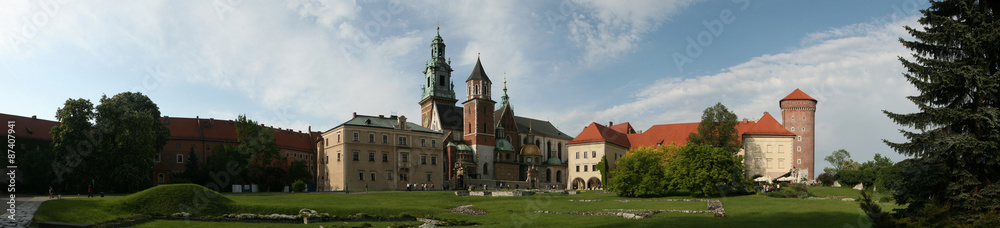 Wawel Cathedral and the Royal Palace in Krakow, Poland. Wawel Cathedral and the Royal Palace in Krakow, Poland.