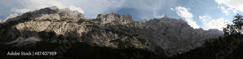 Mount Triglav in the Julian Alps, Slovenia.