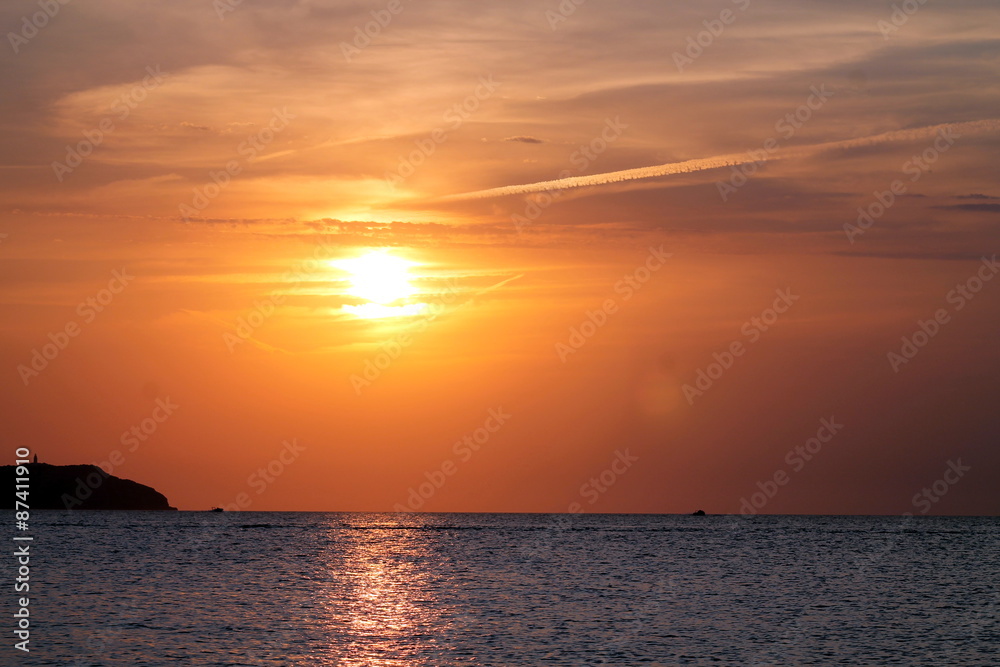 Kumharas Beach Sunset Ibiza