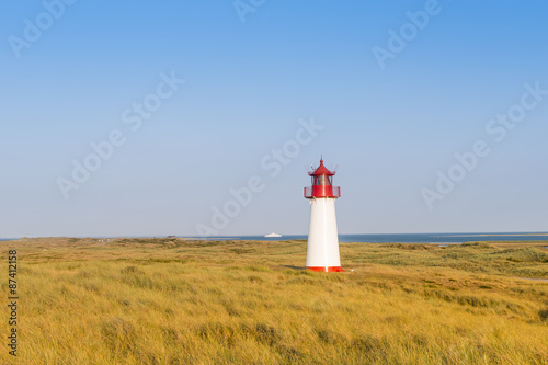 Lighthouse on dune.