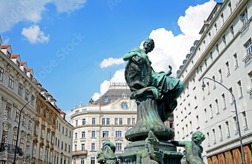 Donnerbrunnen, Neuer Markt, Wien photo