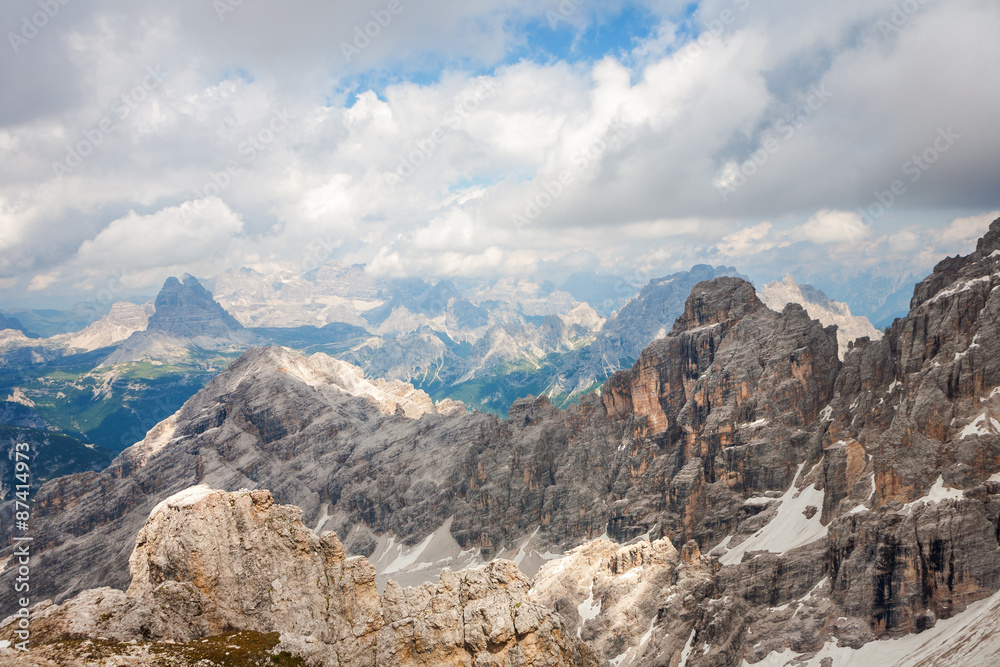 Peaks in the Dolomites