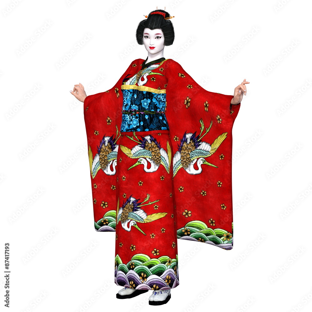 Naklejka premium 芸者