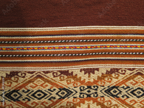 South America Indian woven fabrics