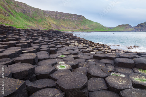  Giant's Causeway along the Northern Ireland coast photo