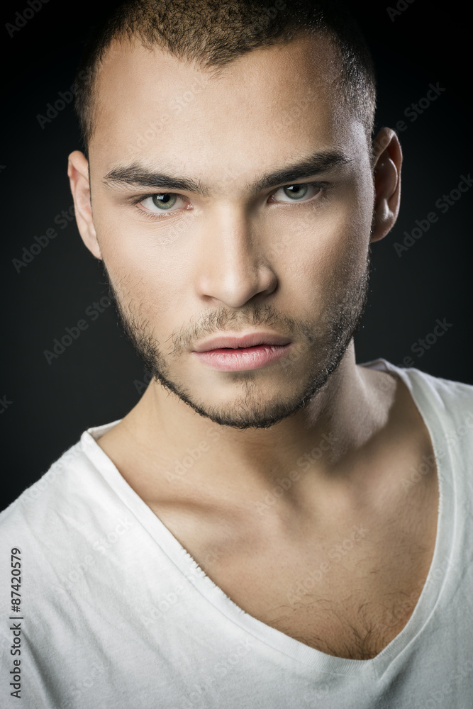 Fototapeta premium Handsome young man portrait