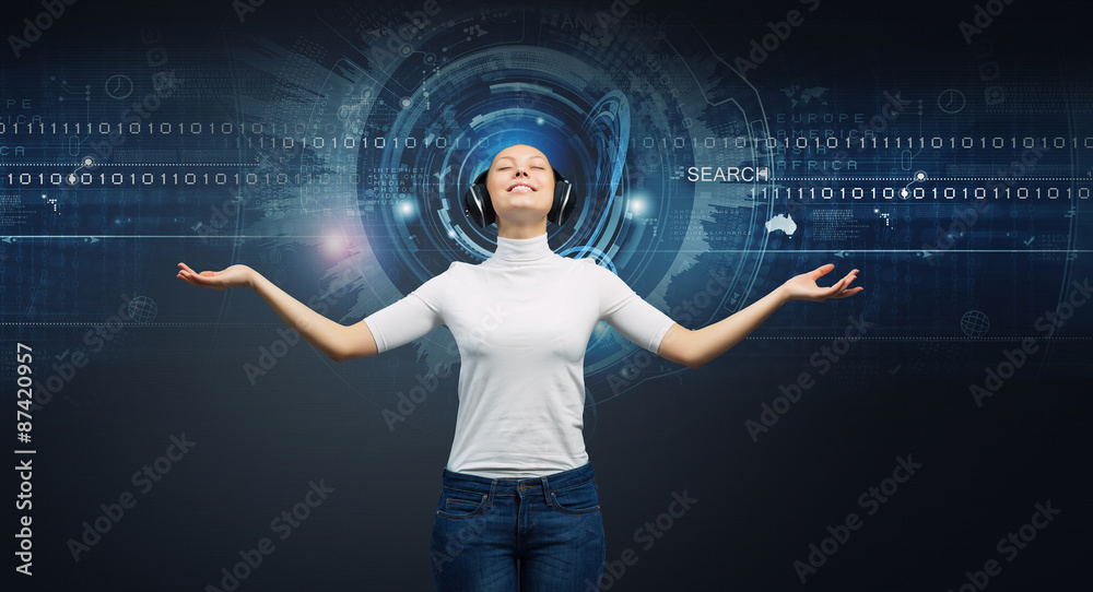 Girl and technologies of the future Girl and technologies of the future