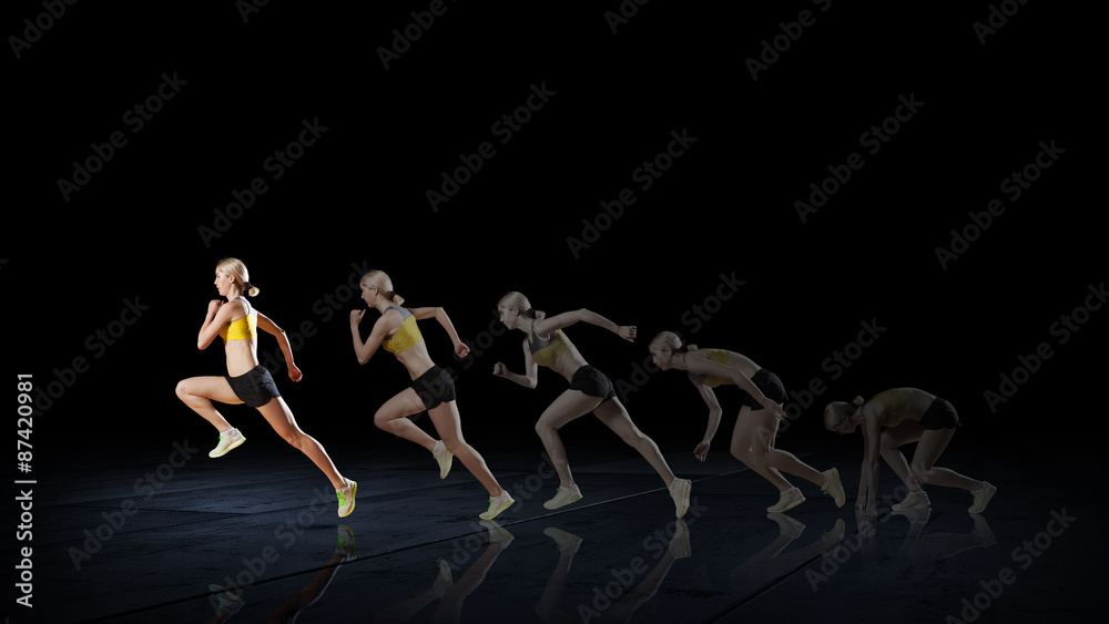 Obraz premium At full speed