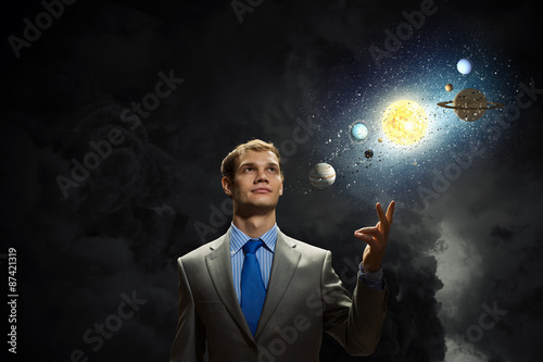 Cuadro en lienzo Mysteries of space