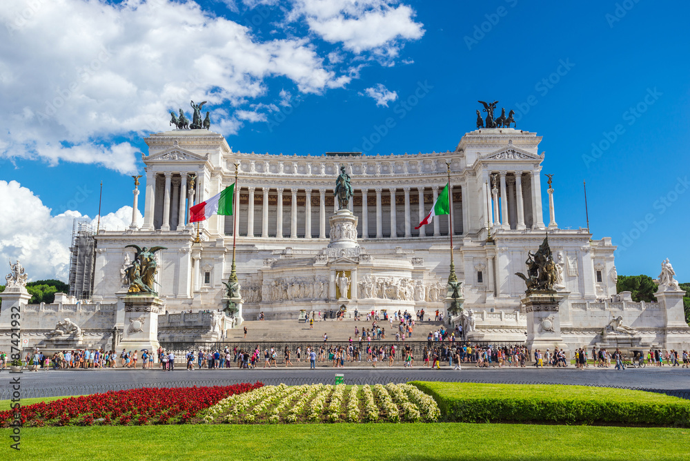 Naklejka premium Piazza Venezia - Rzym - Włochy