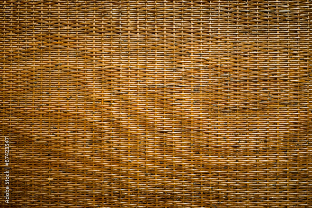 Obraz premium handicraft weave texture wicker surface