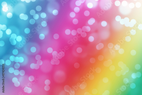 Bokeh abstract rainbow colorful background,illustration