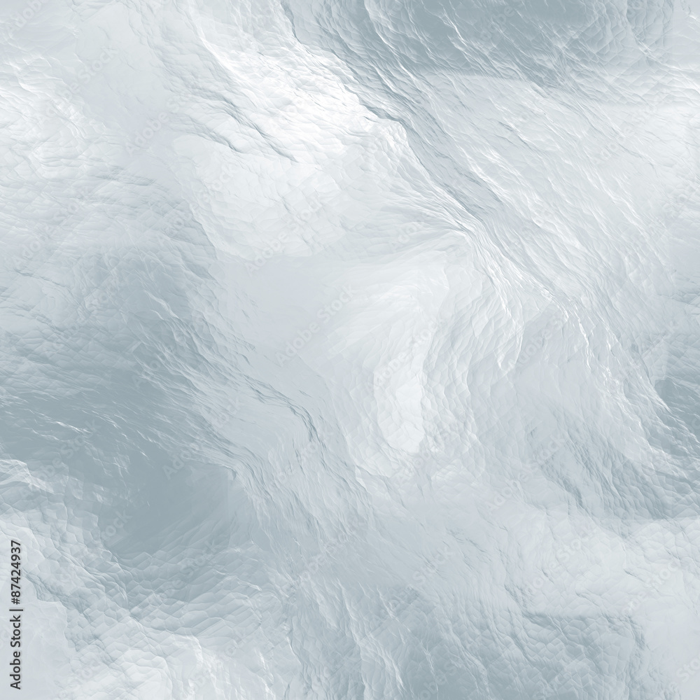 Obraz premium Seamless tileable ice texture. Frozen water. Abstract realistic