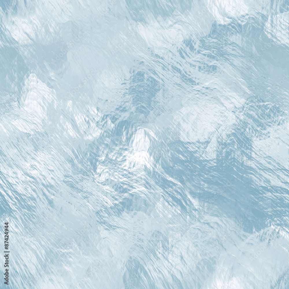 Seamless Tileable Ice Texture Frozen Water Abstract Realistic Stock 