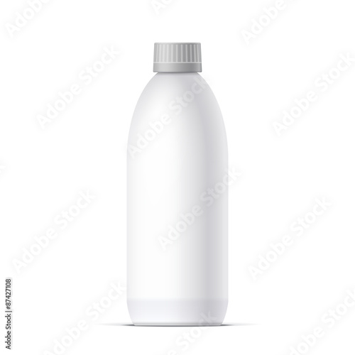 Blank bottle Realistic on white background vector