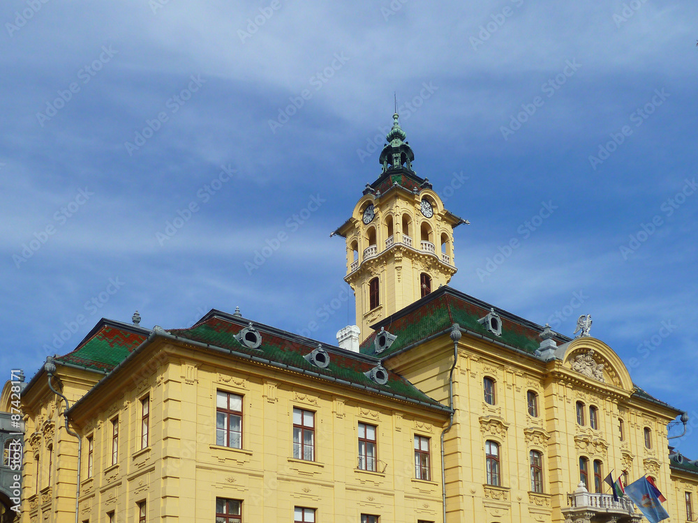 City hall of Szeged, Hungary