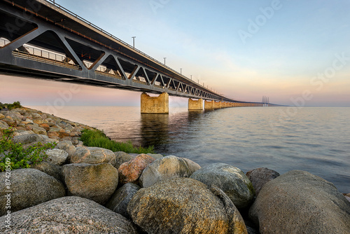 the Oresund Bridge,Malamo, Sweden photo