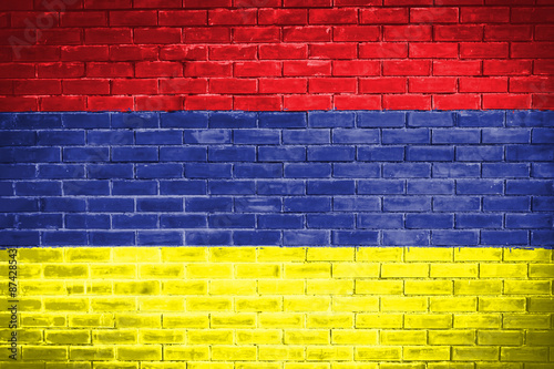 armenia flag,wall texture background