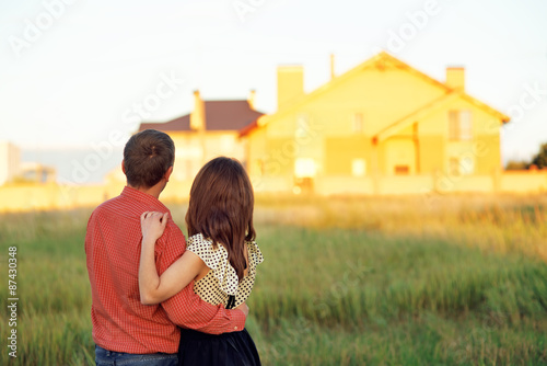 couple looking at home